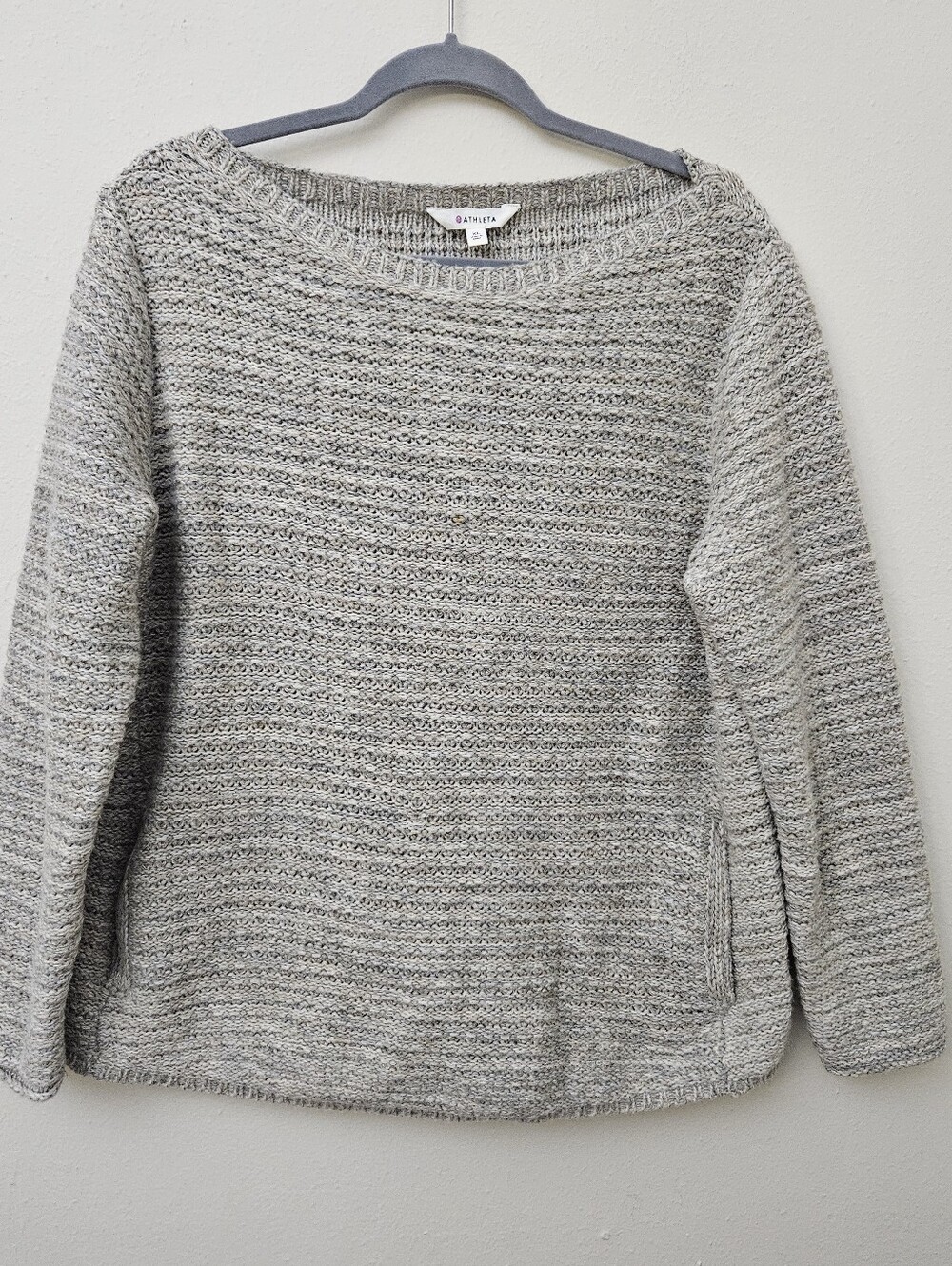 Althleta Oat Beige Merino Wool Sweater